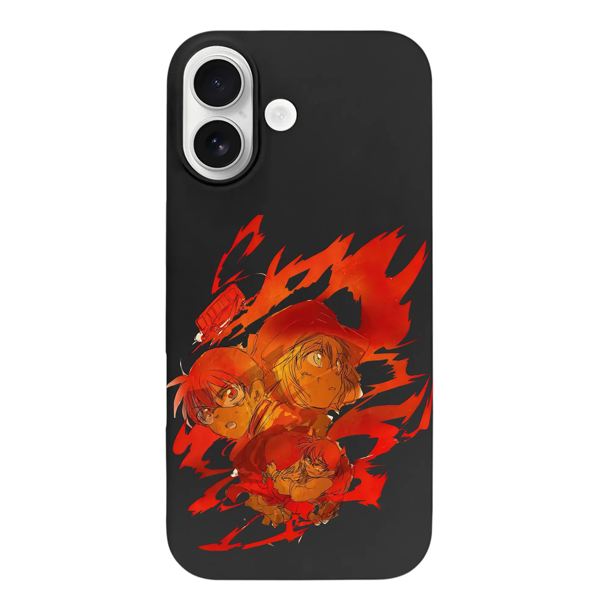 名探偵コナン グッズ 江戸川 コナン - iPhone 17 シリーズ シリコンケース 薄型 耐衝撃 指紋防止 ソフトタッチカバー 精密フィット 傷防止 保護ケース iPhone 17/17 Air/17 Pro/17 Pro Max 対応